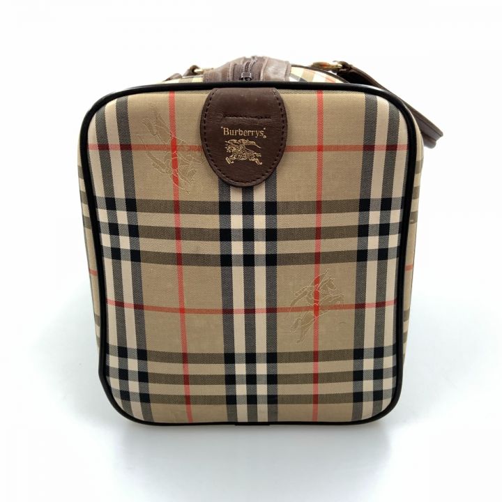 BURBERRY バーバリー シャドーホース ノバチェック ボストンバッグ ハンドバッグ｜中古｜なんでもリサイクルビッグバン