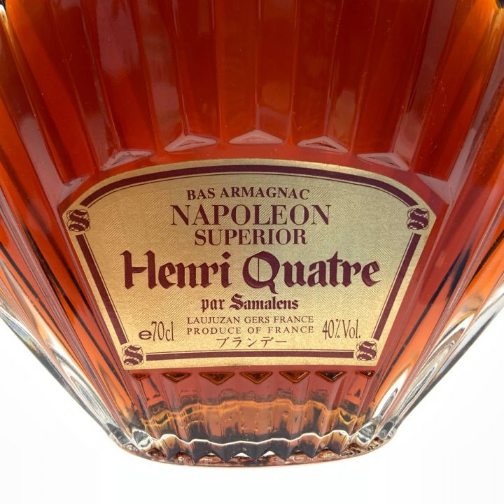 Henri Quatre アンリ カトル NAPOLEON SUPERIOR ナポレオン スペリオール ブランデー 700ml 40度 未開栓 ｜中古｜なんでもリサイクルビッグバン