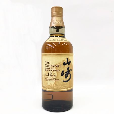 【北海道内限定発送】 YAMAZAKI 山崎/サントリー 12年 シングルモルト SINGLE MALT ウイスキー 700ml 43% 未開栓