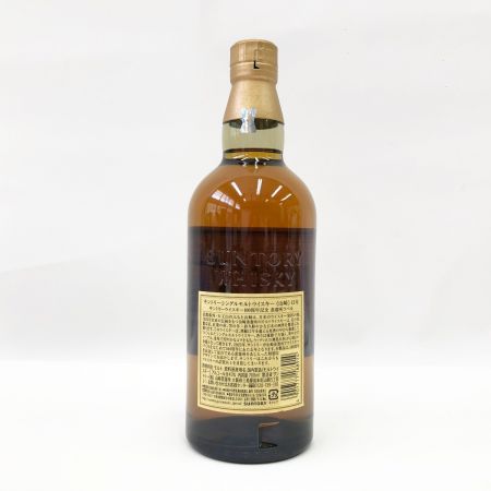 【北海道内限定発送】 YAMAZAKI 山崎/サントリー 12年 シングルモルト SINGLE MALT ウイスキー 700ml 43% 未開栓
