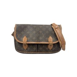 〇〇 LOUIS VUITTON ルイヴィトン モノグラム ジベシエールMM ショルダーバッグ  M42247 ブラウン Cランク