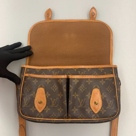  LOUIS VUITTON ルイヴィトン モノグラム ジベシエールMM ショルダーバッグ  M42247 ブラウン