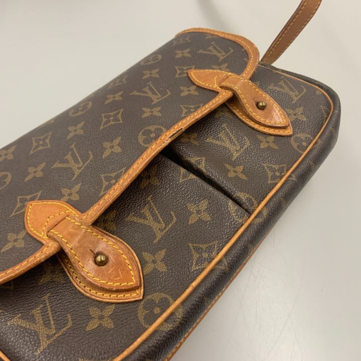 LOUIS VUITTON ルイヴィトン モノグラム ジベシエールMM ショルダーバッグ M42247 ブラウン｜中古｜なんでもリサイクルビッグバン