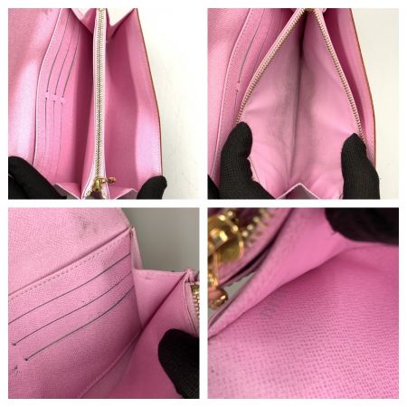  LOUIS VUITTON ルイヴィトン モノグラムマルチカラー ポルトフォイユ サラ 二つ折り長財布  M93745 ホワイト