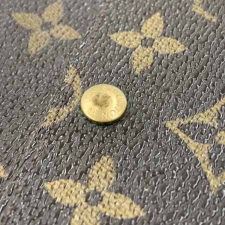  LOUIS VUITTON ルイヴィトン モノグラム ポシェット ポルト モネ クレディ 二つ折り長財布  M61726 ブラウン