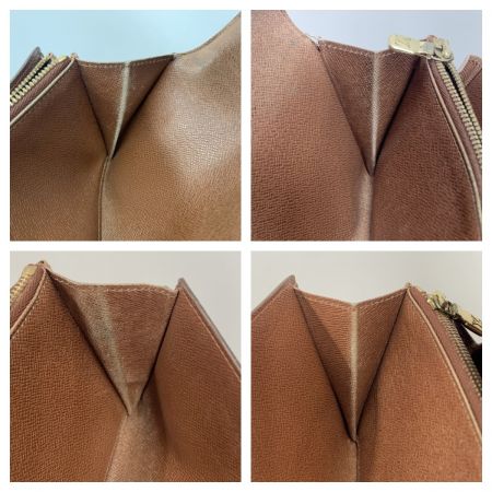  LOUIS VUITTON ルイヴィトン モノグラム ポシェット ポルト モネ クレディ 二つ折り長財布  M61726 ブラウン