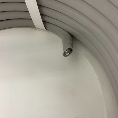  YAZAKI  電材 VVFケーブル 3芯 3× 2.0 PbF 100m 未開封品 黒白緑 