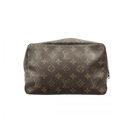  LOUIS VUITTON ルイヴィトン モノグラム トゥルース トワレット23 ポーチ M47524 ブラウン 現状渡し