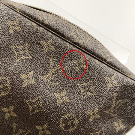  LOUIS VUITTON ルイヴィトン モノグラム トゥルース トワレット23 ポーチ M47524 ブラウン 現状渡し