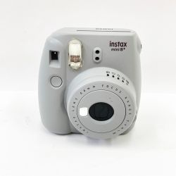〇〇 FUJIFILM フジフィルム instax mini チェキ cheki インスタントカメラ 8+ グレー Bランク