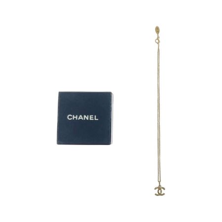 CHANEL シャネル ミニココマーク ネックレス ゴールド