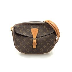 〇〇 LOUIS VUITTON ルイヴィトン モノグラム ジュヌフィーユ ショルダーバッグ M51226 ブラウン 現状渡し Cランク