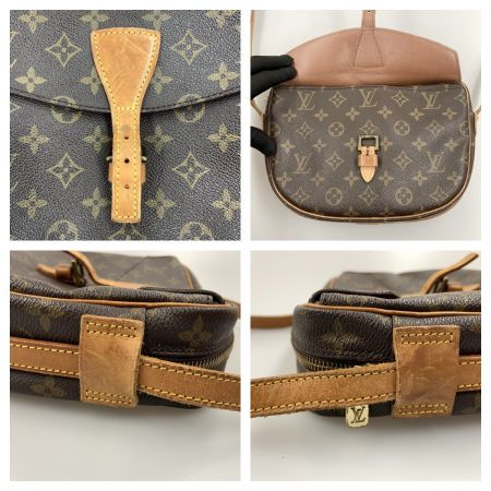  LOUIS VUITTON ルイヴィトン モノグラム ジュヌフィーユ ショルダーバッグ M51226 ブラウン 現状渡し