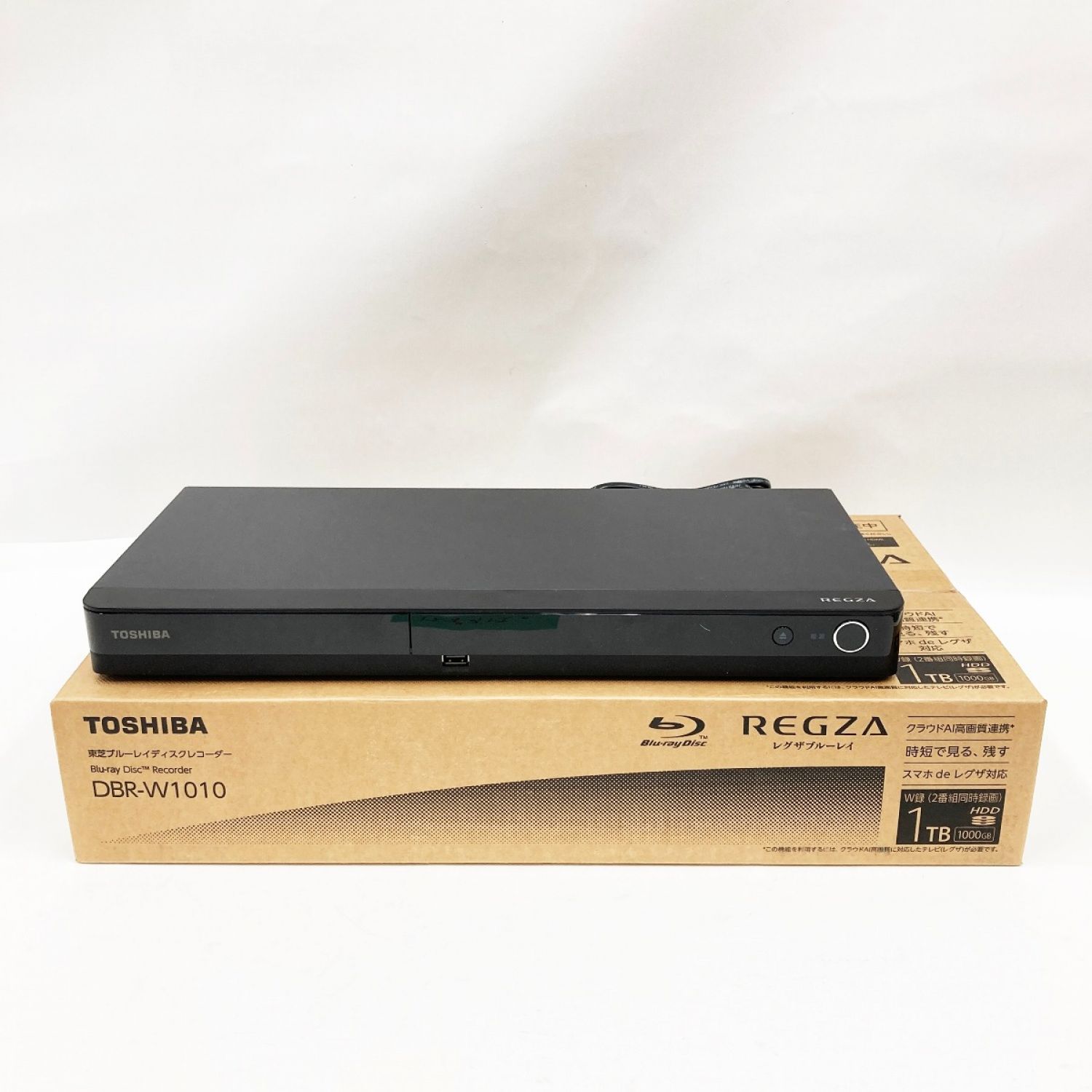 中古】 TOSHIBA 東芝 REGZA ブルーレイ Blu-rayレコーダー DBR-W1010