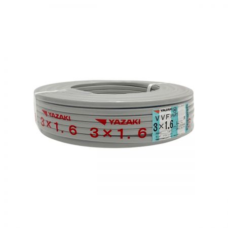  YAZAKI  電材 VVFケーブル 3芯 3× 1.6 PbF 100m 未開封品