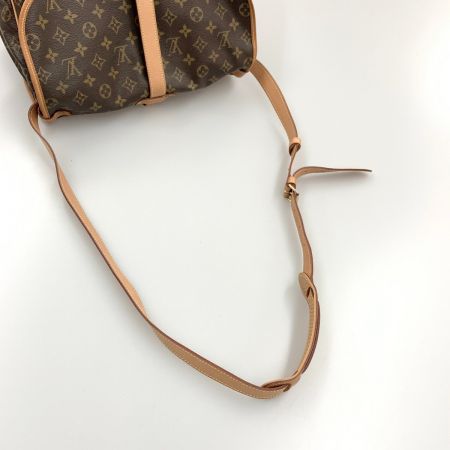 LOUIS VUITTON ルイヴィトン モノグラム ソミュールGM ショルダーバッグ M42254 ブラウン