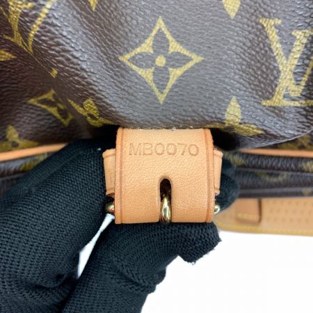  LOUIS VUITTON ルイヴィトン モノグラム ソミュールGM ショルダーバッグ M42254 ブラウン