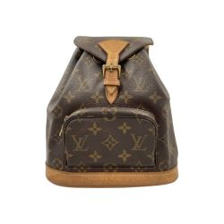 〇〇 LOUIS VUITTON ルイヴィトン モノグラム ミニ モンスリ バックパック リュックサック M51137 ブラウン Cランク