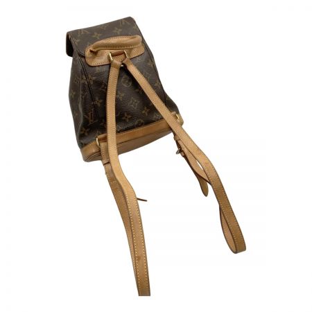  LOUIS VUITTON ルイヴィトン モノグラム ミニ モンスリ バックパック リュックサック M51137 ブラウン