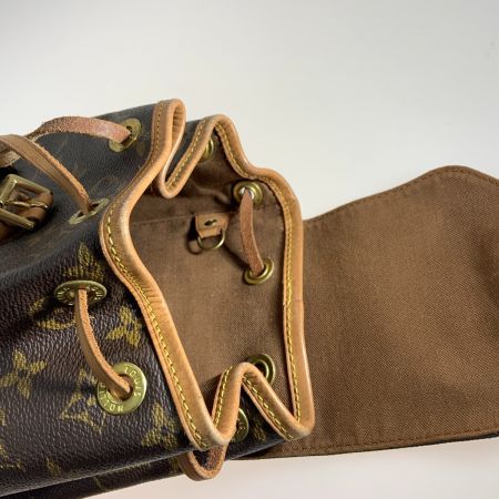  LOUIS VUITTON ルイヴィトン モノグラム ミニ モンスリ バックパック リュックサック M51137 ブラウン