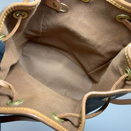  LOUIS VUITTON ルイヴィトン モノグラム ミニ モンスリ バックパック リュックサック M51137 ブラウン