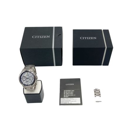  CITIZEN シチズン ATTESA アテッサ ACTライン ソーラー電波GPS 腕時計 CC4010-80A シルバー