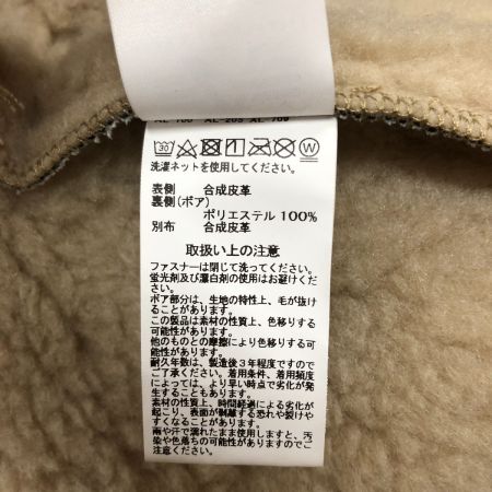  ALPHA アルファ メンズ ジャケット B-3 フェイクムートン サイズXL TA1398-075 ブラック 未使用品