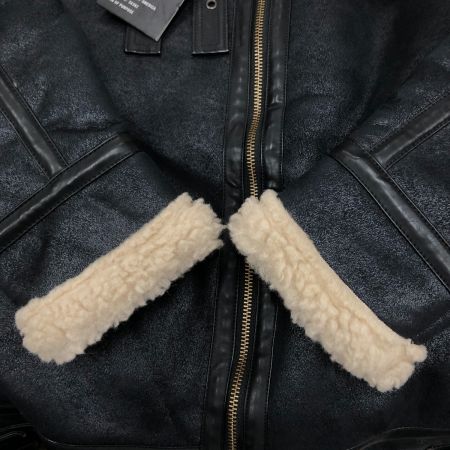  ALPHA アルファ メンズ ジャケット B-3 フェイクムートン サイズXL TA1398-075 ブラック 未使用品
