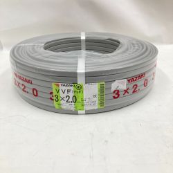 〇〇 YAZAKI  電材 VVFケーブル 3芯 3× 2.0 PbF 100m 未使用品 Sランク
