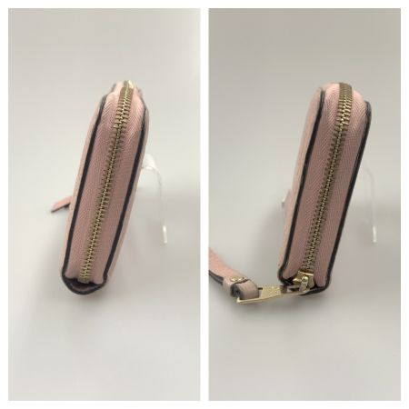  LOUIS VUITTON ルイヴィトン モノグラム アンプラント ジッピーウォレット ラウンドファスナー長財布 M64090 ピンク