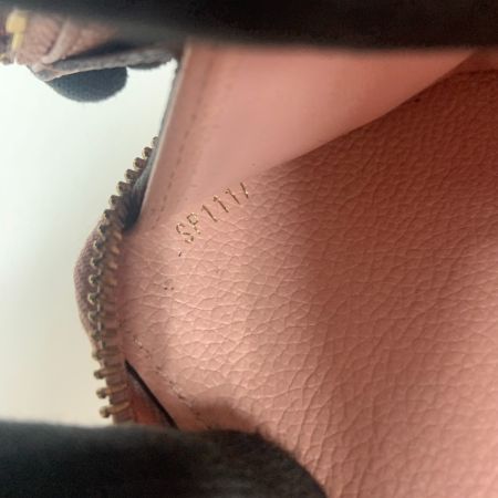  LOUIS VUITTON ルイヴィトン モノグラム アンプラント ジッピーウォレット ラウンドファスナー長財布 M64090 ピンク
