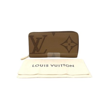  LOUIS VUITTON ルイヴィトン モノグラム ジャイアント ジッピーウォレット ラウンドファスナー 長財布 M69353 ブラウン