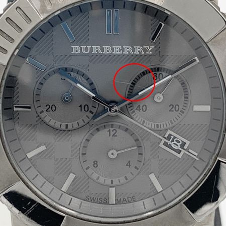  BURBERRY バーバリー  クロノグラフ デイト クオーツ 腕時計 BU2305 グレー