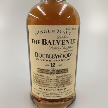   The Balvenie Double Wood ザ バルヴェニー ダブルウッド 12年 700ml 40% モルト ウイスキー 未開栓