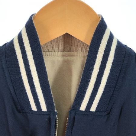  VAN ヴァン メンズ ジャケット スタジャン サイズM JC-17509 ネイビー×ホワイト リバーシブル