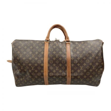  LOUIS VUITTON ルイヴィトン モノグラム キーポル60 ボストンバッグ M41422 ブラウン