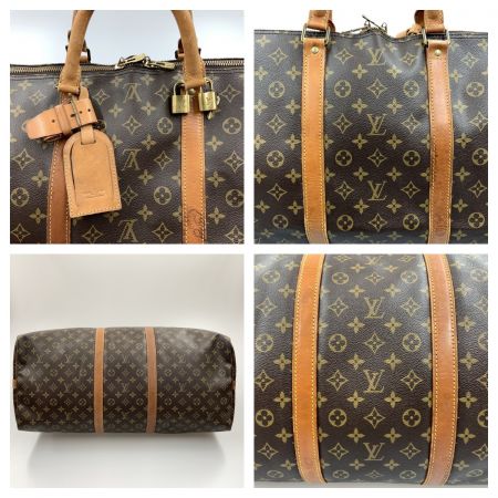  LOUIS VUITTON ルイヴィトン モノグラム キーポル60 ボストンバッグ M41422 ブラウン