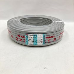 〇〇 YAZAKI 電材 VVFケーブル 3芯 3× 1.6 PbF 100m 未開封品 Sランク