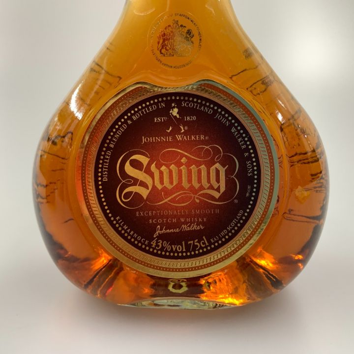 Johnnie Walker ジョニーウォーカー Swing スウィング スコッチ ウィスキー 750ml 43%  未開栓｜中古｜なんでもリサイクルビッグバン