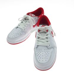 〇〇 NIKE ナイキ メンズ スニーカー 28.5cm CZ0790-161 ホワイト×レッド AIR JORDAN 1 RETRO LOW OG Bランク