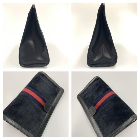  GUCCI グッチ オールド シェリーライン スエード クラッチバッグ 41 039 2126 33