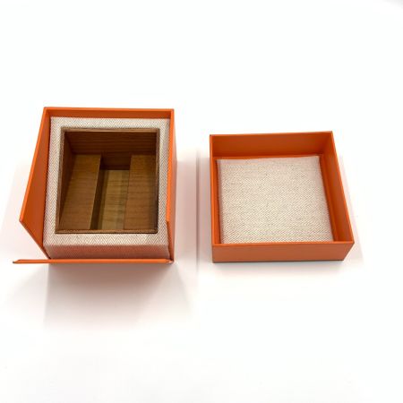  HERMES エルメス ロケ クォーツ バングル ウォッチ L01.201 ゴールド x ブルー