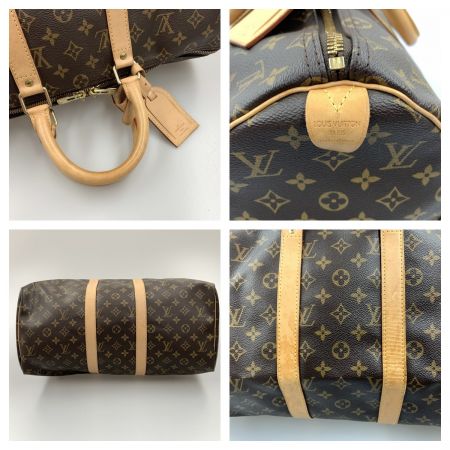  LOUIS VUITTON ルイヴィトン モノグラム キーポル 45 ボストンバッグ M41428 ブラウン