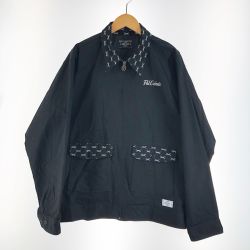 〇〇 CRIMIE クライミー メンズ ジャケット サイズXL ブラック×ホワイト Bランク