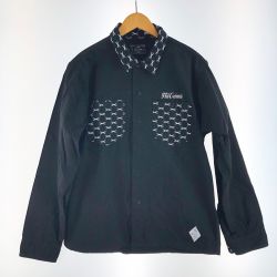 〇〇 CRIMIE クライミー メンズ シャツ サイズXL ブラック×ホワイト Aランク