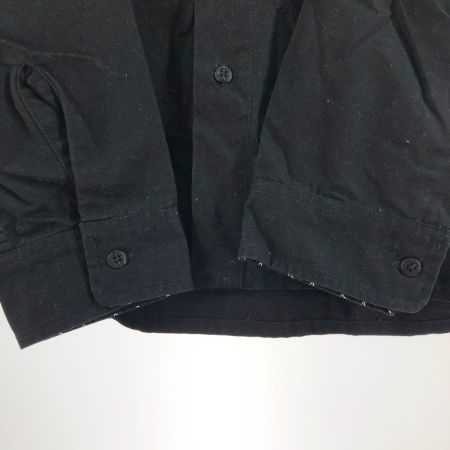  CRIMIE クライミー メンズ シャツ サイズXL ブラック×ホワイト