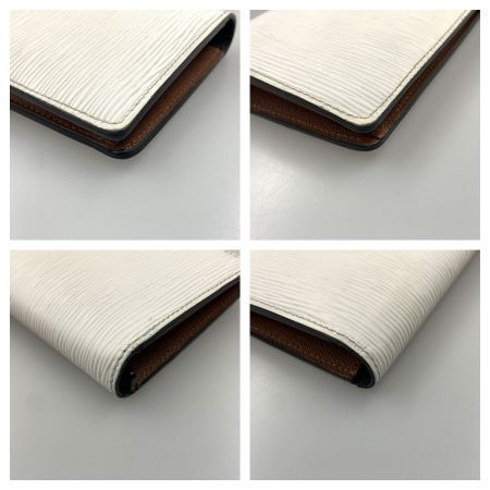  LOUIS VUITTON ルイヴィトン エピ モノグラム エクリプス ポルトフォイユ ブラザ 二つ折り長財布 M80772 ホワイト