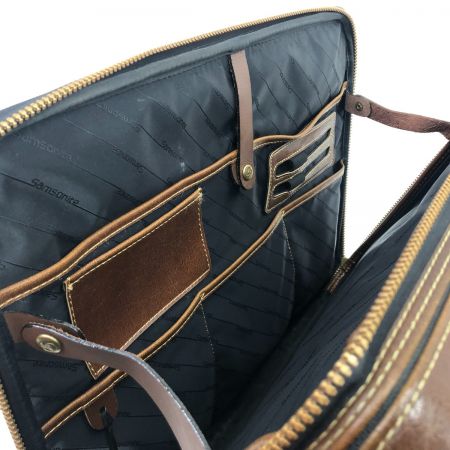  Samsonite サムソナイト バッグ ビジネスバッグ ネイビー×ブラウン
