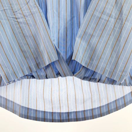  Leilian レリアン レディース チュニック サイズ13+ スカイブルー ストライプ