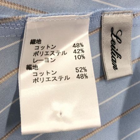  Leilian レリアン レディース チュニック サイズ13+ スカイブルー ストライプ